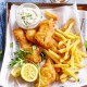 Fish & Chips au cabillaud et frites artisanales — street-food du foodtruck La Marmite Mobile